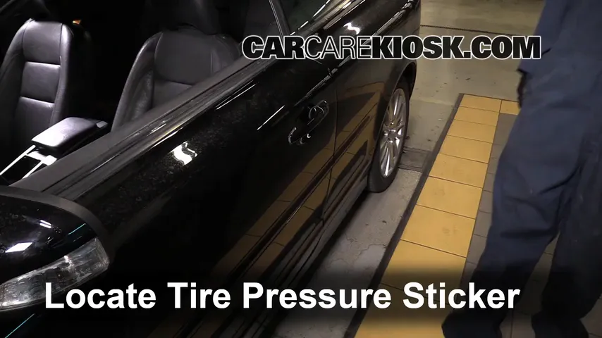 2008 Volvo C70 T5 2.5L 5 Cyl. Turbo Tires & Wheels Check Tire Pressure